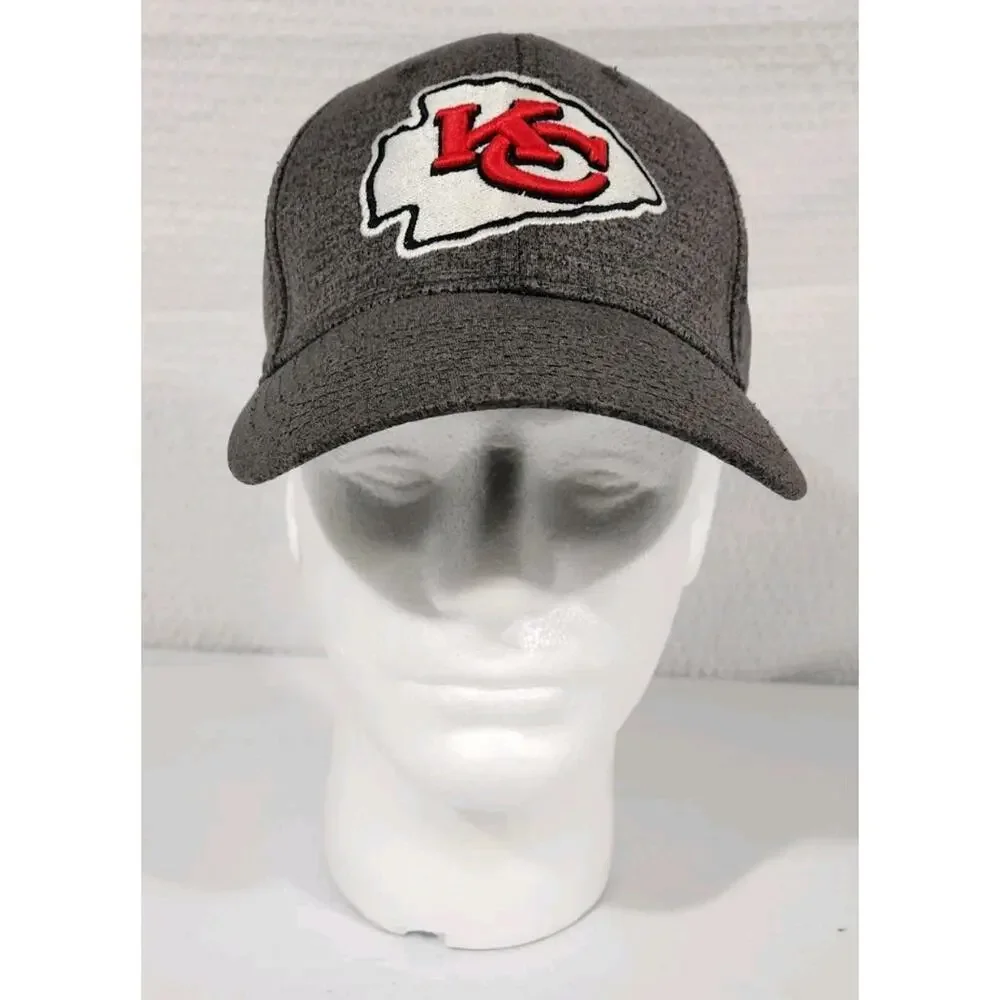 NFL Cap Polyester GRY Solid Color Men Snapback Hat
